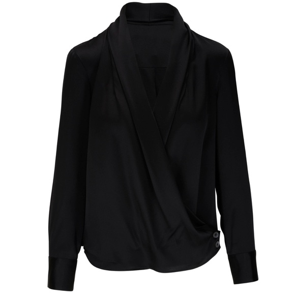 TWP Stacey blouse in black - Picture 2 of 4